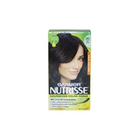 GARNIER Nutrisse Nourishing Color Creme No. 20 Soft Black - 1 Application - Hair Color U-HC-3686